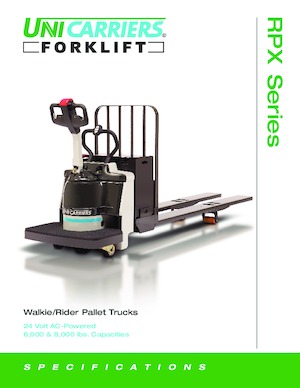 E.-Stand-Niederhubagen UniCarriers RPX80B