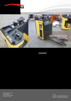 E.-Stand-Niederhubagen Actil Warehouse Trucks SAR 30