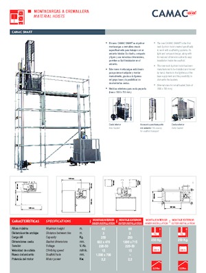 Industrieaufzüge CAMAC Camac Smart