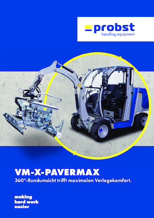 Pflasterverlegemaschinen Probst VM-X-PAVERMAX comfort