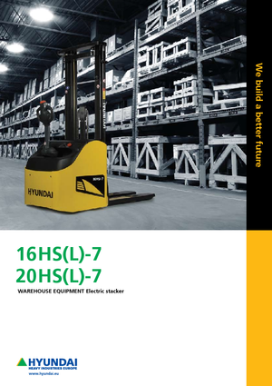 E.-Geh-Hochhubwagen Hyundai 20 HSL 7