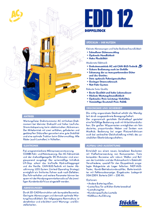 E.-Geh-Hochhubwagen Stöcklin EDD 12