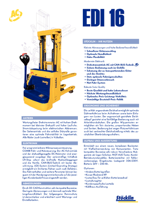 E.-Geh-Hochhubwagen Stöcklin EDI 16