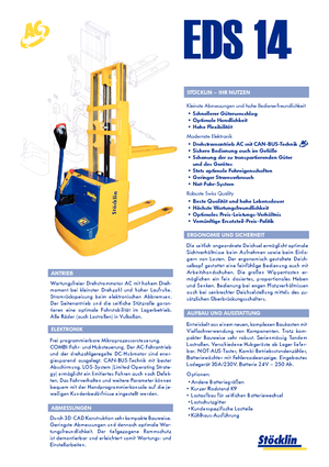 E.-Geh-Hochhubwagen Stöcklin EDS 14