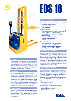 E.-Geh-Hochhubwagen Stöcklin EDS 16