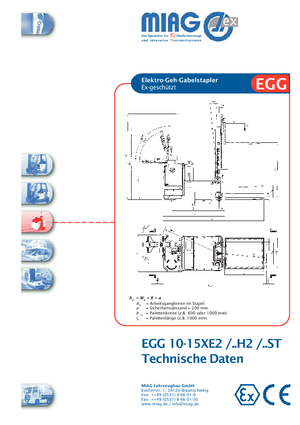 E.-Geh-Hochhubwagen Miag EGG 12 XE 2