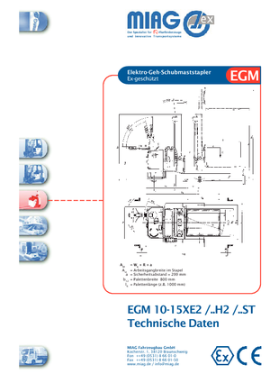E.-Geh-Hochhubwagen Miag EGM 18 XE 2
