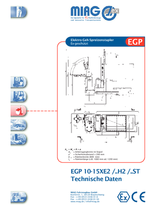 E.-Geh-Hochhubwagen Miag EGP 15 XE 2
