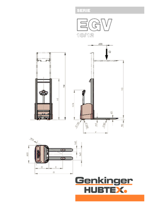 E.-Geh-Hochhubwagen Genkinger EGV 12/16