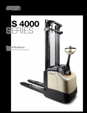 E.-Geh-Hochhubwagen Crown ES 4000-35 TL-3260