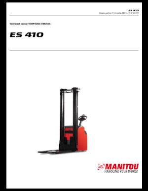 E.-Geh-Hochhubwagen Manitou ES 410