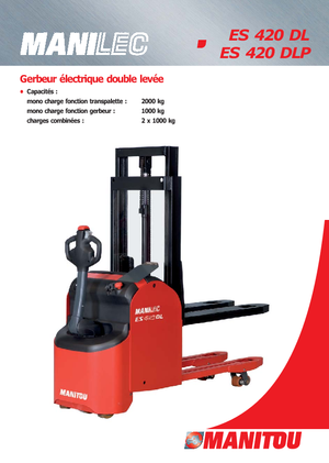 E.-Geh-Hochhubwagen Manitou ES 420 DLP