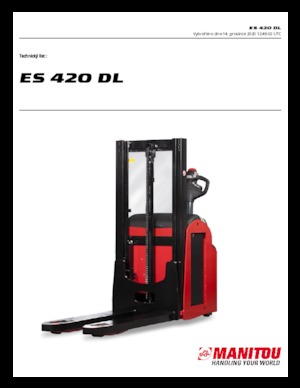 E.-Geh-Hochhubwagen Manitou ES 420DL
