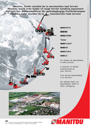 E.-Geh-Hochhubwagen Manitou ES 509 GPF