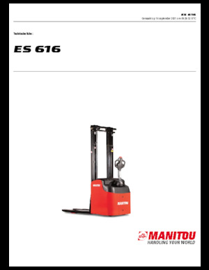 E.-Geh-Hochhubwagen Manitou ES 616