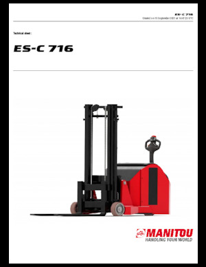 E.-Geh-Hochhubwagen Manitou ES C-716