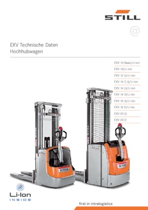 E.-Geh-Hochhubwagen Still EXV 14 C