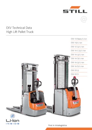 E.-Geh-Hochhubwagen Still EXV 14 D