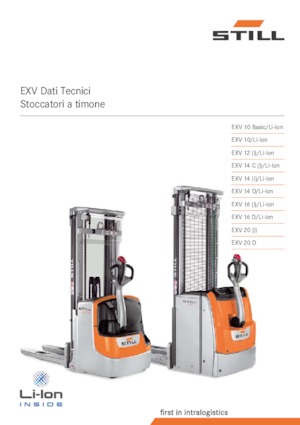 E.-Geh-Hochhubwagen Still EXV 14 D