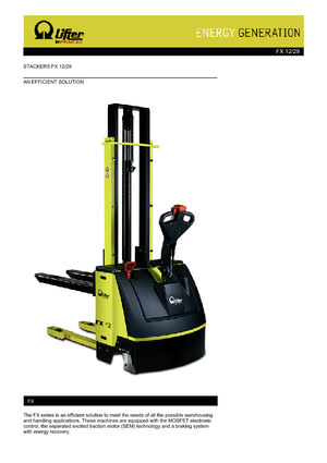 E.-Geh-Hochhubwagen PRAMAC Lifter FX 12/29