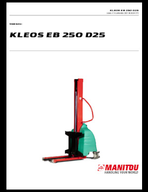 E.-Geh-Hochhubwagen Manitou Kleos EB 250 D25