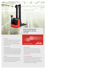 E.-Geh-Hochhubwagen Linde L 20 i