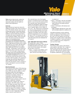 E.-Geh-Hochhubwagen Yale MRW020-E