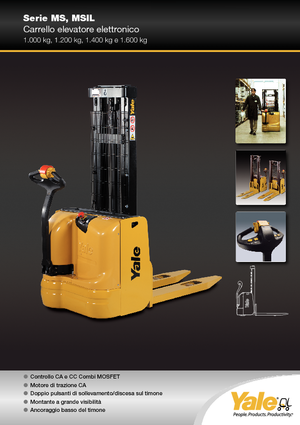 E.-Geh-Hochhubwagen Yale MS10E