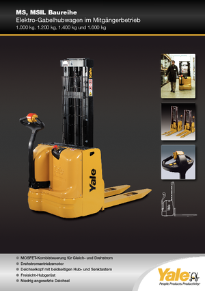 E.-Geh-Hochhubwagen Yale MS10E