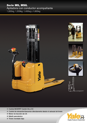 E.-Geh-Hochhubwagen Yale MS10E