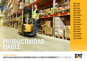 E.-Geh-Hochhubwagen Caterpillar NSP12PC