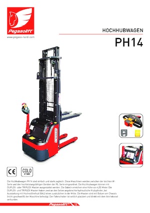 E.-Geh-Hochhubwagen Pegasolift PH 14