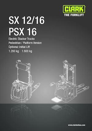 E.-Stand-Hochhubwagen Clark PSX 16