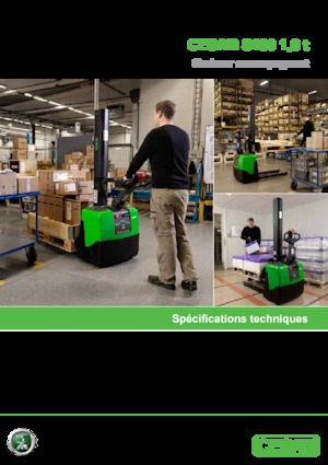 E.-Geh-Hochhubwagen Cesab S 110 S