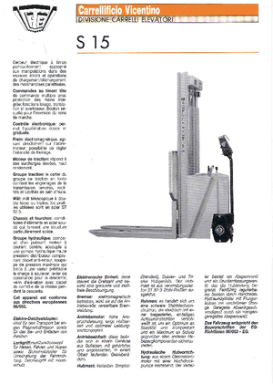 E.-Geh-Hochhubwagen CVitalia S 15/16