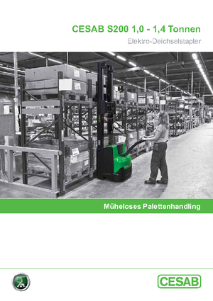 E.-Geh-Hochhubwagen Cesab S 212 L