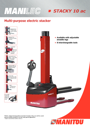 E.-Geh-Hochhubwagen Manitou Stacky FR-D 28