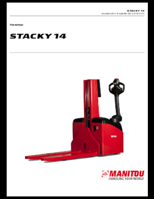 E.-Geh-Hochhubwagen Manitou Stacky 14