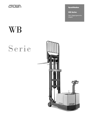 E.-Geh-Hochhubwagen Crown WB 0.9 TF