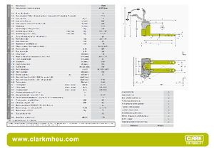 E.-Geh-Niederhubwagen Clark CPT 13 ac
