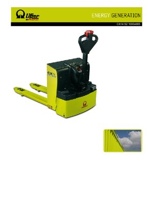 E.-Geh-Niederhubwagen PRAMAC Lifter CX 14