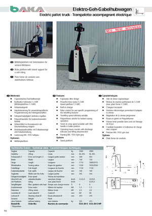 E.-Geh-Niederhubwagen Baka EGU 2013