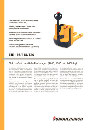 E.-Geh-Niederhubwagen Jungheinrich EJE 116