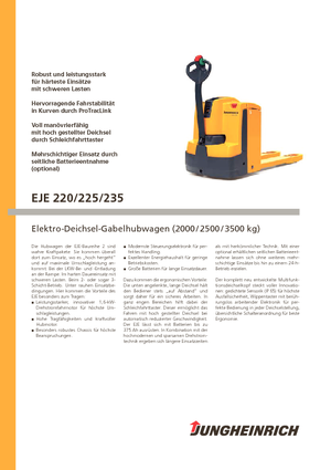 E.-Geh-Niederhubwagen Jungheinrich EJE 220