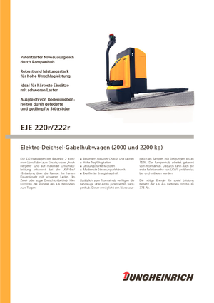 E.-Geh-Niederhubwagen Jungheinrich EJE 220r