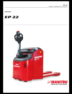 E.-Geh-Niederhubwagen Manitou EP 22