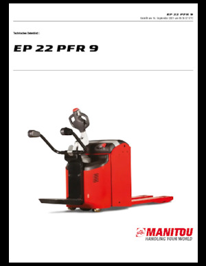 E.-Geh-Niederhubwagen Manitou EP 22 PFR 9
