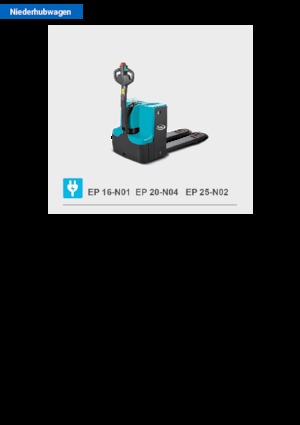 E.-Geh-Niederhubwagen Baoli EP 25-N02