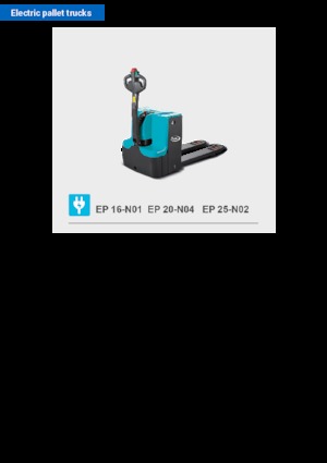 E.-Geh-Niederhubwagen Baoli EP 25-N02