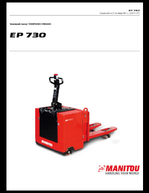 E.-Geh-Niederhubwagen Manitou EP 730